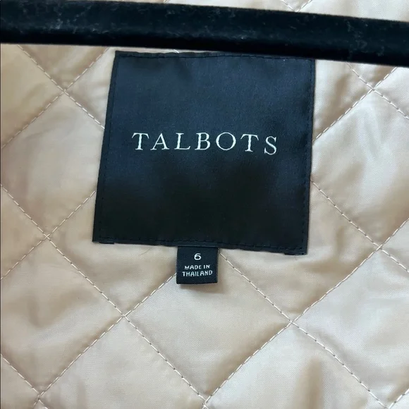 Talbots Tan Trench Coat - Picture 5 of 7